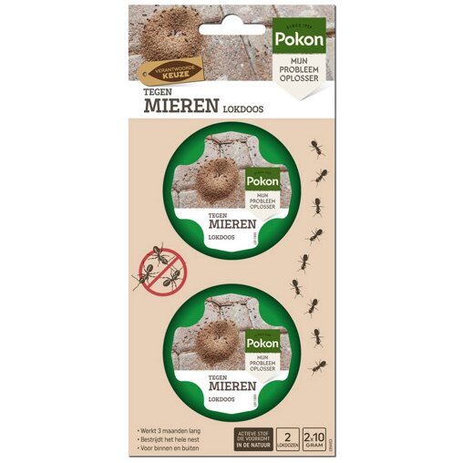 Pokon Tegen Mieren lokdoos (2 stuks)